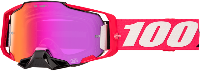 Photo of ARMEGA HIPER GOGGLE KLOUG MIRROR DARK RED LENS by 100-PERCENT - Premium Eyewear for UTVs / Side by Sides