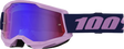 100% Strata 2 Goggles - Purple Red/Blue Mirror Lens