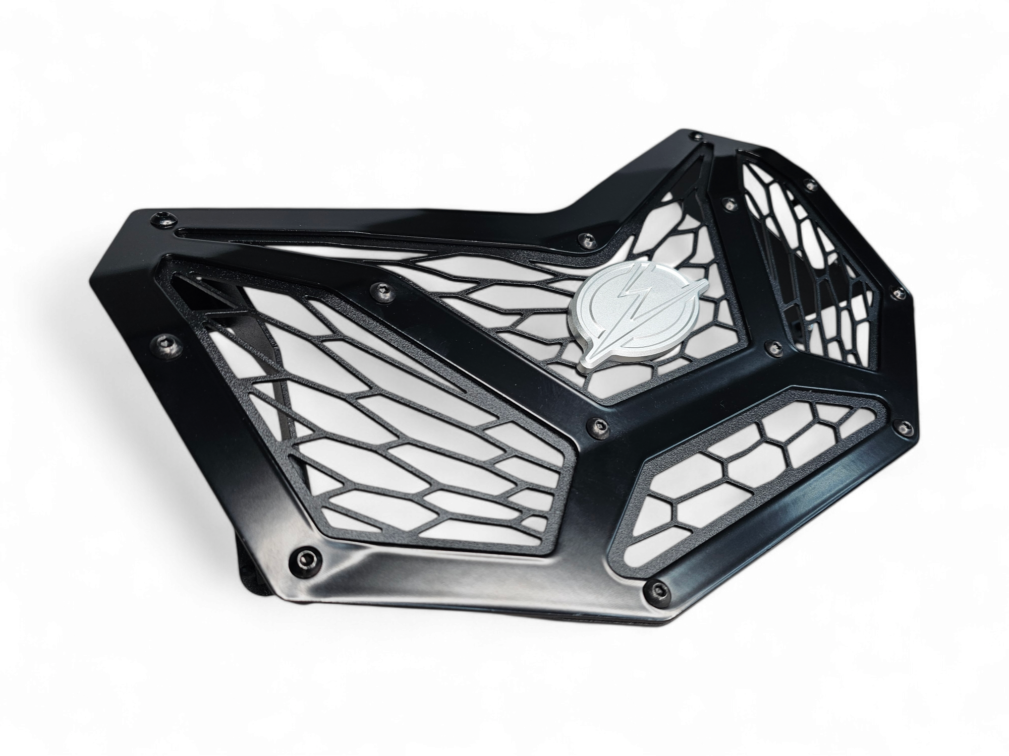 Photo of 2017-2024 Can Am X3 Maverick Volt Series Sheet Metal Grille by Elektric Offroad - Premium 2017+ Can Am X3 Maverick Volt Sheet Metal Grill for UTVs / Side by Sides