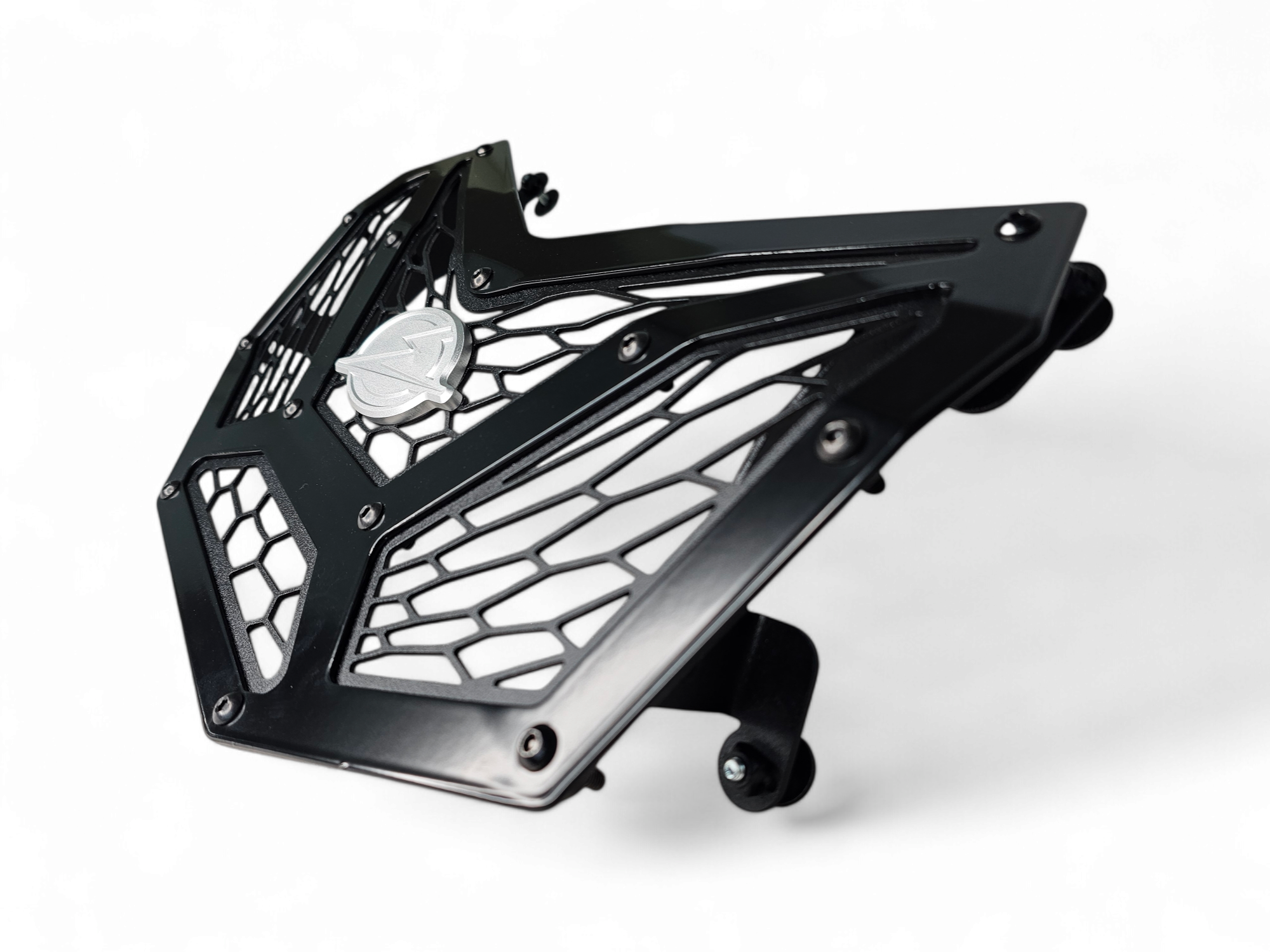 Photo of 2017-2024 Can Am X3 Maverick Volt Series Sheet Metal Grille by Elektric Offroad - Premium 2017+ Can Am X3 Maverick Volt Sheet Metal Grill for UTVs / Side by Sides