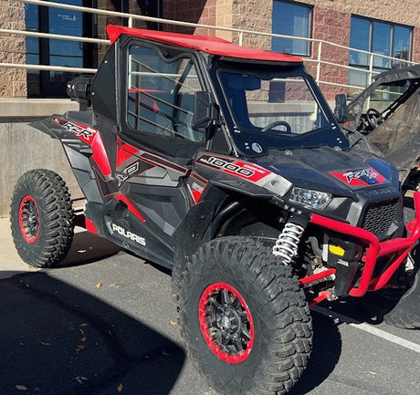 Photo of POLARIS RZR 1000XP/TURBO 2-SEAT Cab Enclosure "THE VAULT" 2014-23 Upper Side Doors & Panels (Patent Pending) by Dirt Warrior Accessories - Premium VAULT for UTVs / Side by Sides