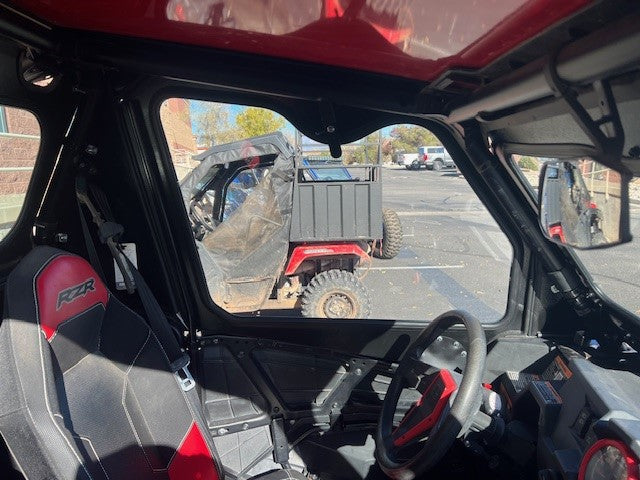Photo of POLARIS RZR 1000XP/TURBO 2-SEAT Cab Enclosure "THE VAULT" 2014-23 Upper Side Doors & Panels (Patent Pending) by Dirt Warrior Accessories - Premium VAULT for UTVs / Side by Sides