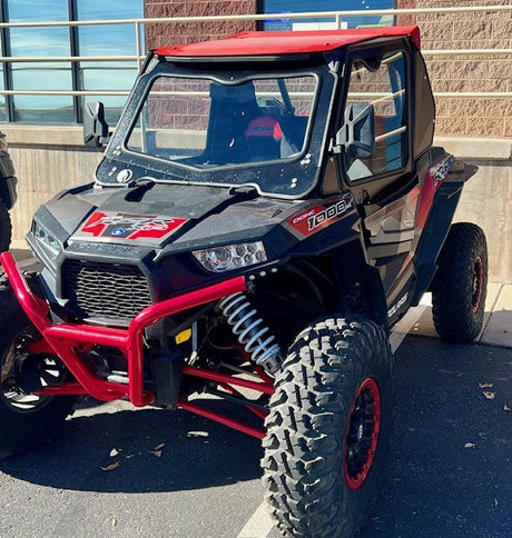 Photo of POLARIS RZR 1000XP/TURBO 2-SEAT Cab Enclosure "THE VAULT" 2014-23 Upper Side Doors & Panels (Patent Pending) by Dirt Warrior Accessories - Premium VAULT for UTVs / Side by Sides