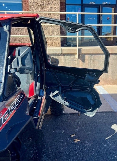 Photo of POLARIS RZR 1000XP/TURBO 2-SEAT Cab Enclosure "THE VAULT" 2014-23 Upper Side Doors & Panels (Patent Pending) by Dirt Warrior Accessories - Premium VAULT for UTVs / Side by Sides
