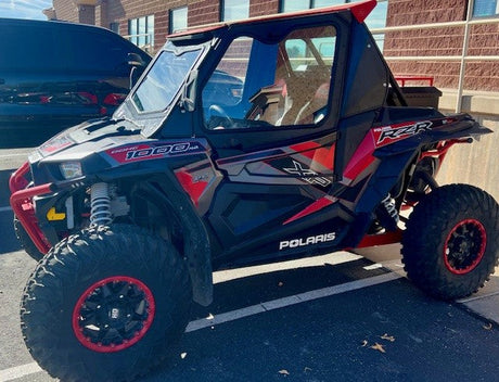 Photo of POLARIS RZR 1000XP/TURBO 2-SEAT Cab Enclosure "THE VAULT" 2014-23 Upper Side Doors & Panels (Patent Pending) by Dirt Warrior Accessories - Premium VAULT for UTVs / Side by Sides