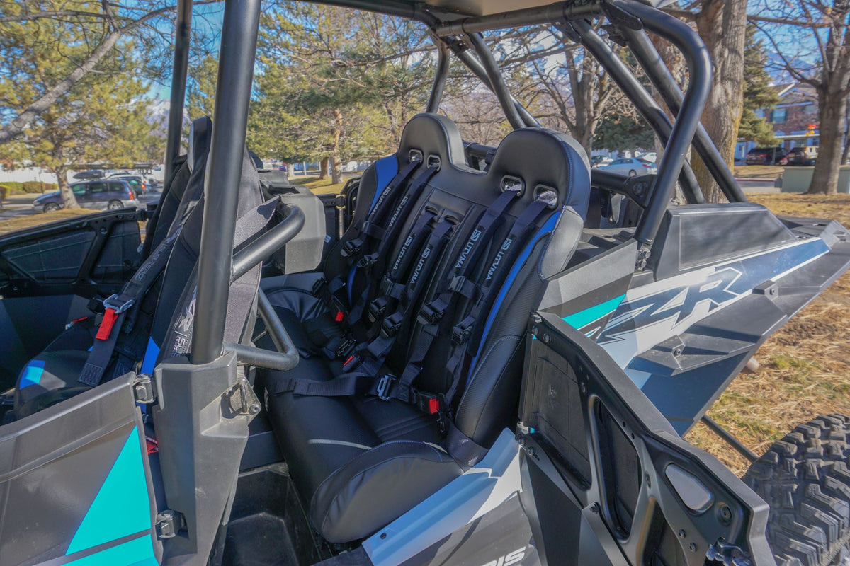UTVMA Polaris RZR 4 1000/900 Rear Bench Seat with Harnesses (2014–2023)