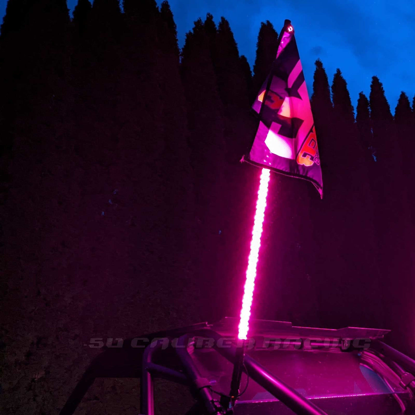 Single 50 Cal LED Lighted Whip with Bluetooth App Control - 50 Caliber Racing image 9