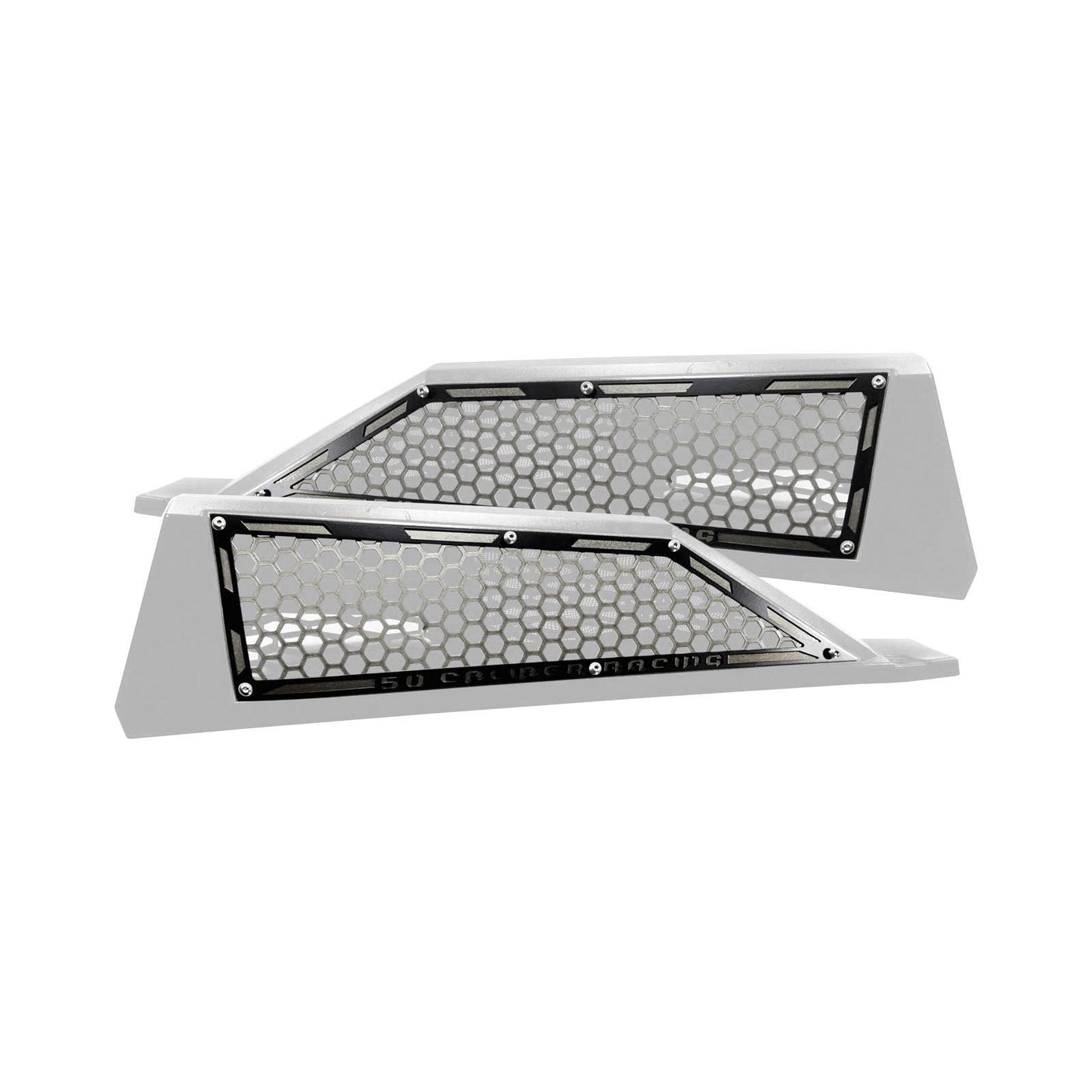 50 Caliber Racing RZR XP Turbo Laser Cut Steel Side Intake Grilles