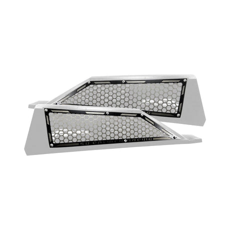 50 Caliber Racing RZR XP Turbo Laser Cut Steel Side Intake Grilles