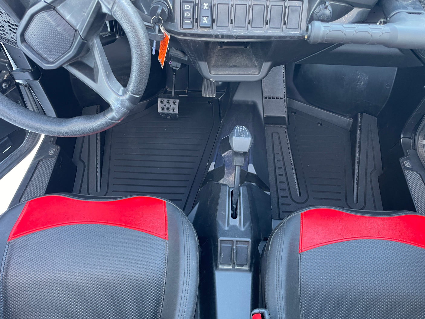 Photo of Polaris RZR XP 1000 Rubber Floor Mats by Terick Solutions - Premium UTV Rubber floor mats for UTVs / Side by Sides