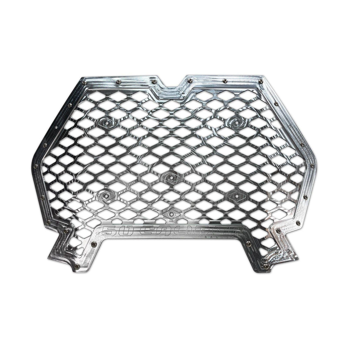 50 Caliber Racing Polaris RZR XP1000 / XP Turbo / Turbo S CNC Billet Grill with Bumper Notch - 2-Tone + Multiple Colors
