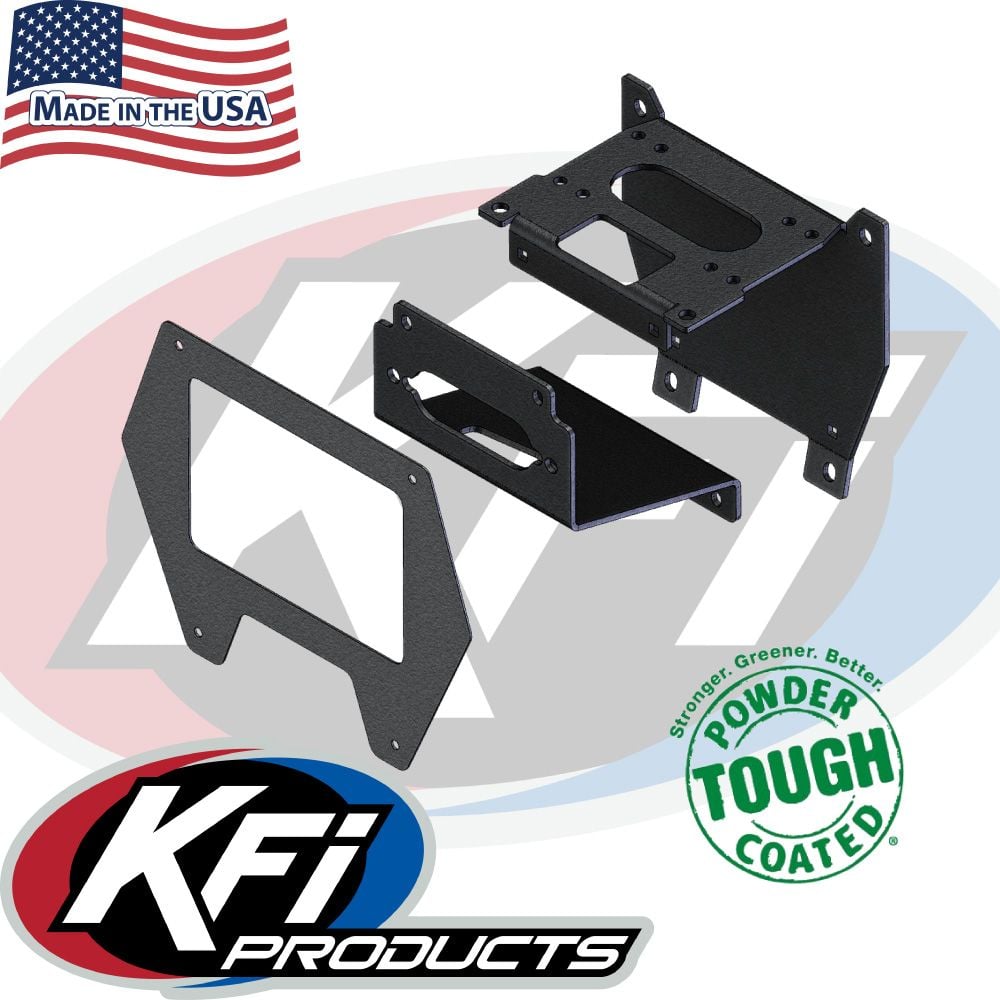 Photo of KFI Polaris RZR Pro R/Turbo R Winch Mount by KFI - Premium Winches & Winch Mounts for UTVs / Side by Sides