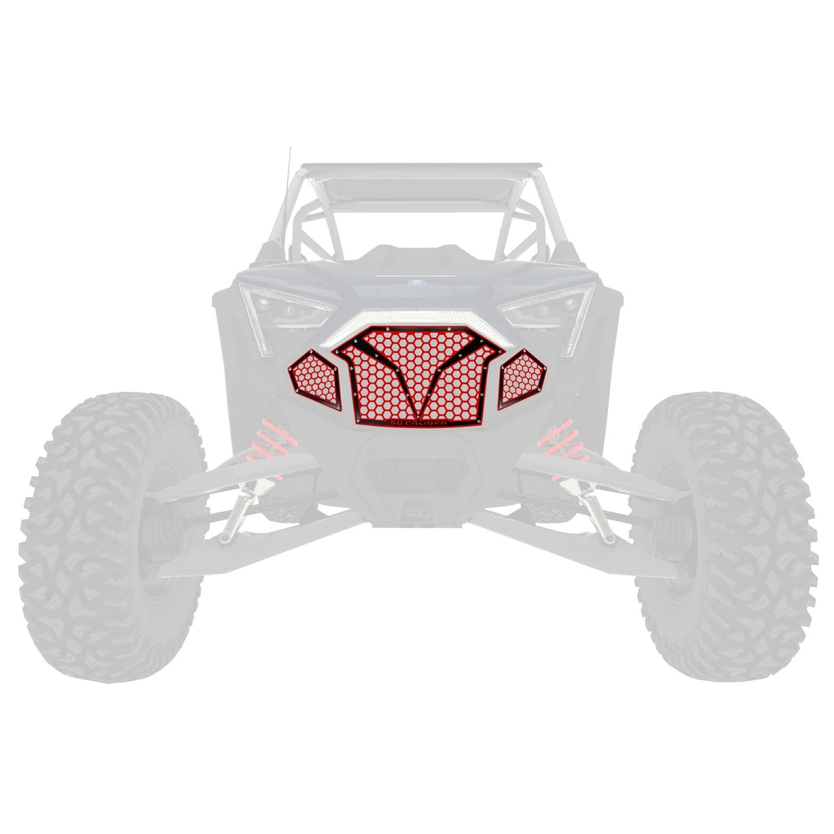 50 Caliber Racing 3 Piece Laser Cut Steel Grille for RZR PRO R & Turbo R