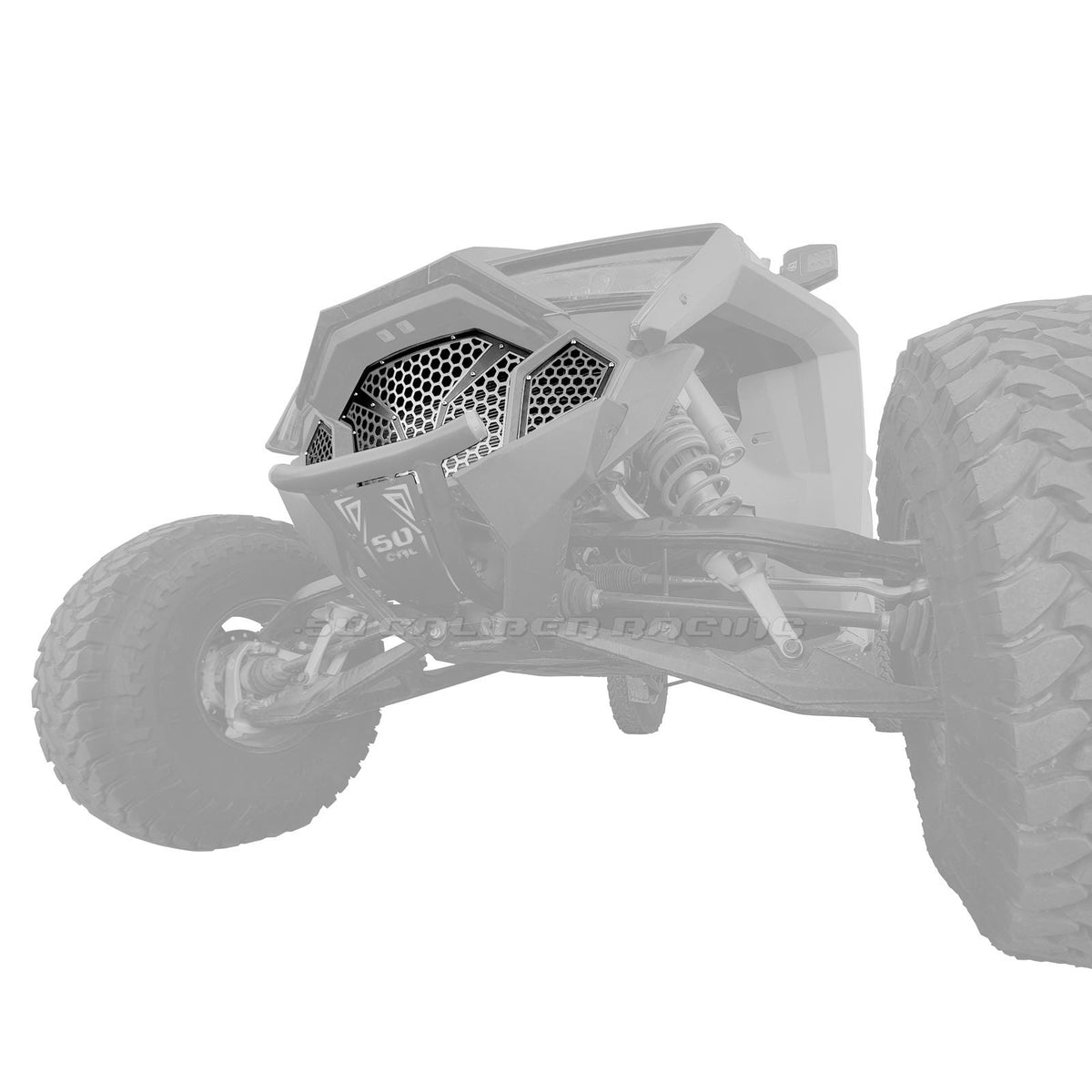 50 Caliber Racing 3 Piece Laser Cut Steel Grille for RZR PRO R & Turbo R