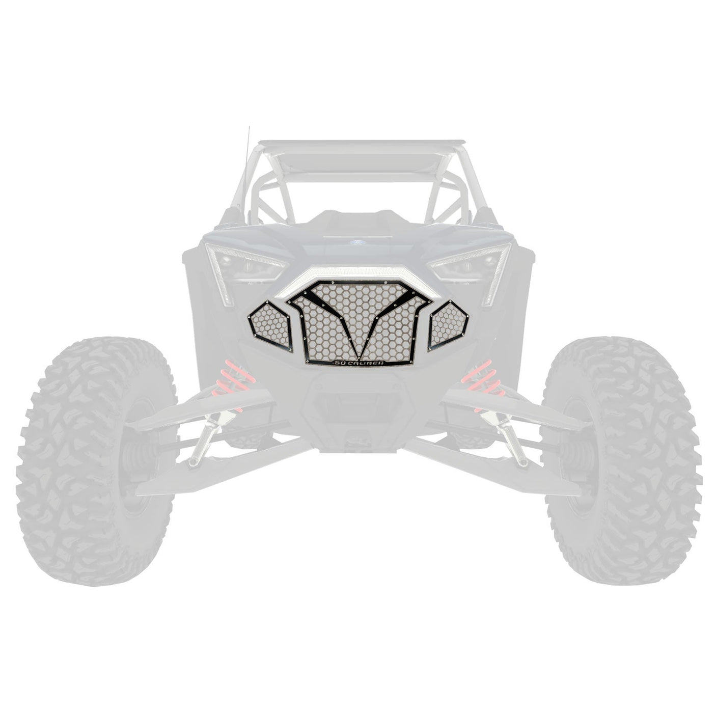 50 Caliber Racing 3 Piece Laser Cut Steel Grille for RZR PRO R & Turbo R