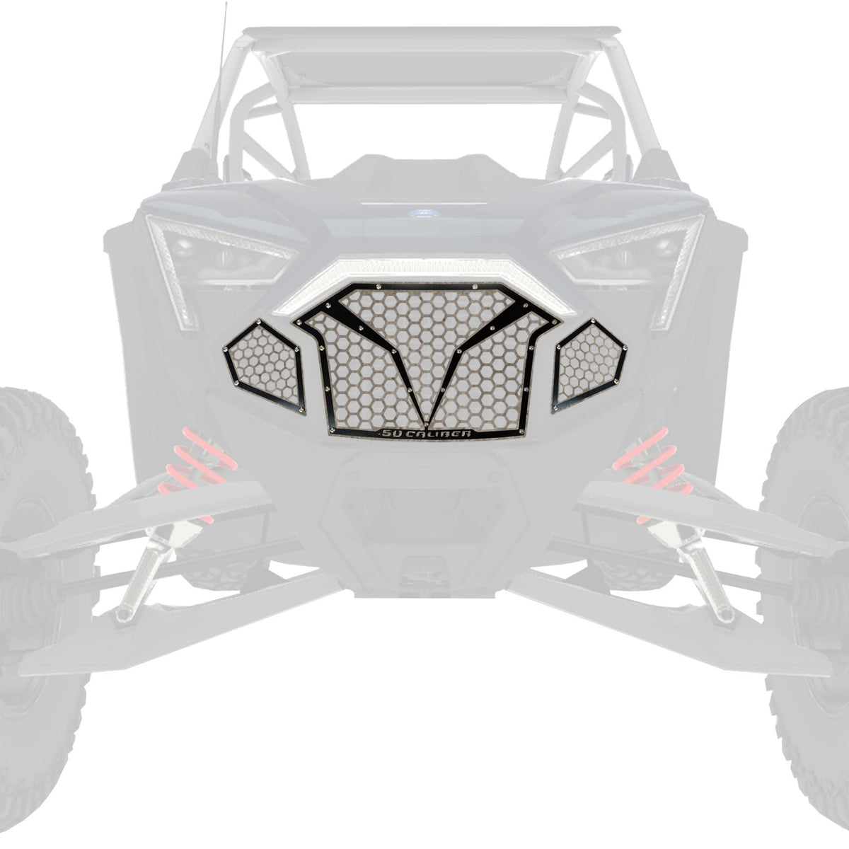 50 Caliber Racing 3 Piece Laser Cut Steel Grille for RZR PRO R & Turbo R