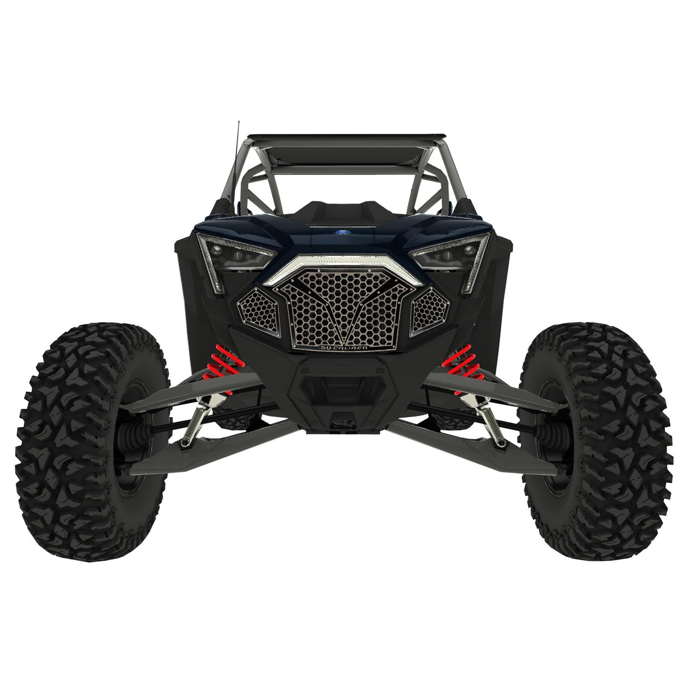 50 Caliber Racing 3 Piece Laser Cut Steel Grille for RZR PRO R & Turbo R