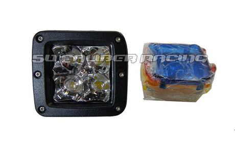 2 Inch LED Pod Light with Multi-colored Covers - 50 Caliber Racing