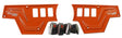 50 Caliber Racing XP1000 6 Switch Dash Panel - Orange | R1 Industries