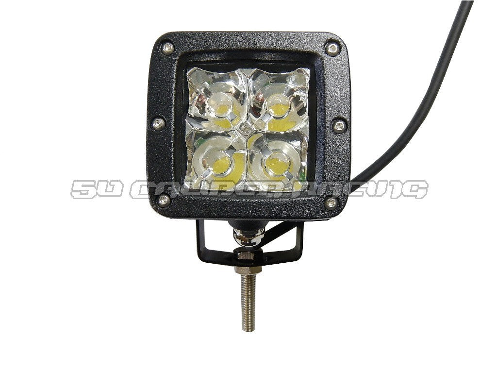 2 Inch LED Pod Light with Multi-colored Covers - 50 Caliber Racing image 2