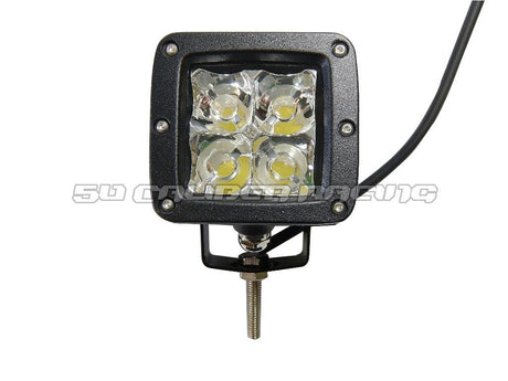 2 Inch LED Pod Light with Multi-colored Covers - 50 Caliber Racing
