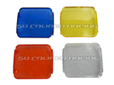2 Inch LED Pod Light with Multi-colored Covers - 50 Caliber Racing image 5