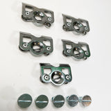 Dzus Tab Plate Kits - Dimpled Center
