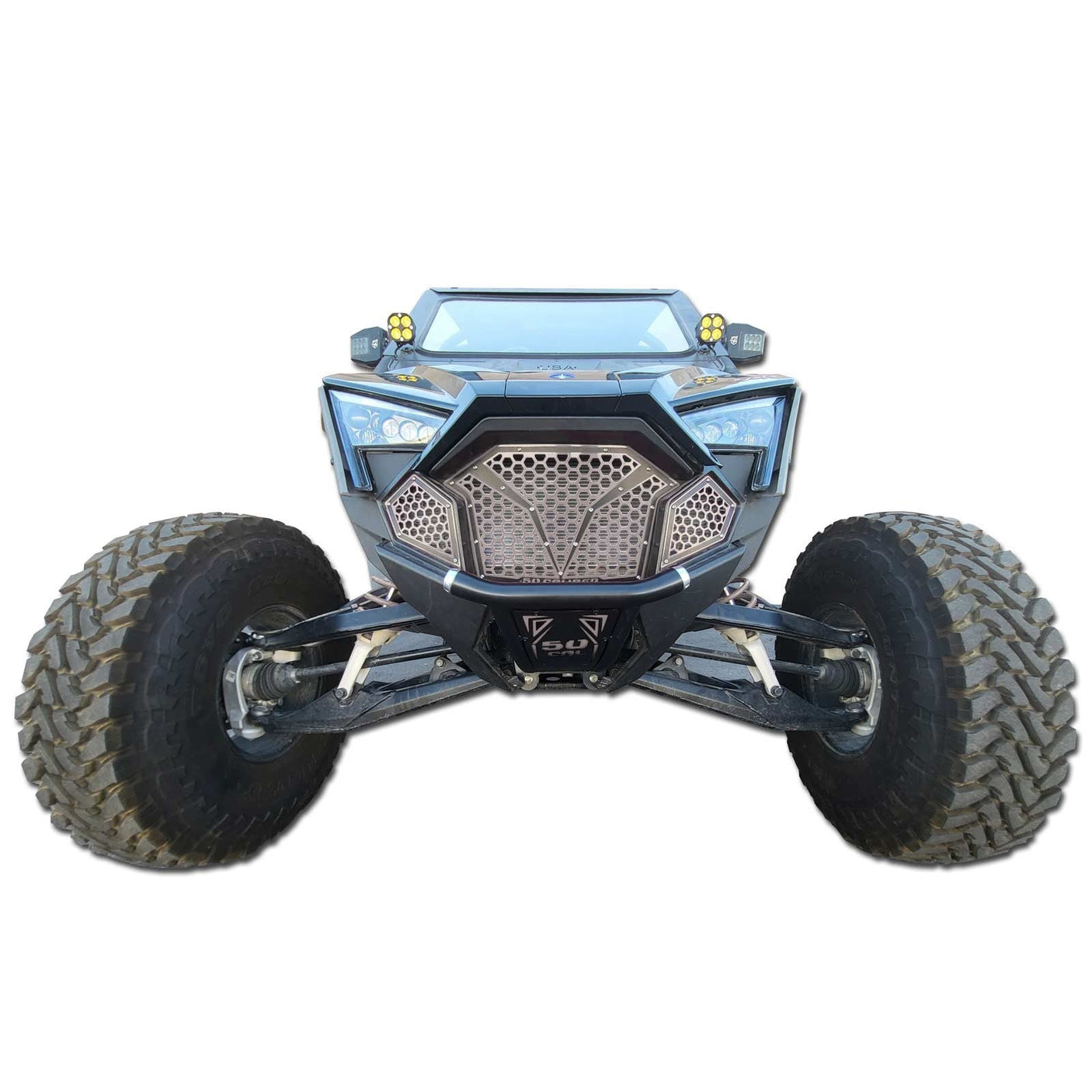 50 Caliber Racing Polaris RZR Pro R Heavy Duty Steel Front Bumper