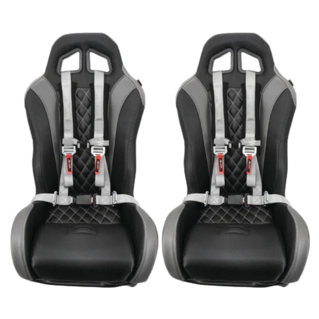 Photo of 4-Point Harness Seat Belt (2" Auto Buckle) by Aces Racing - Premium Harnesses for UTVs / Side by Sides