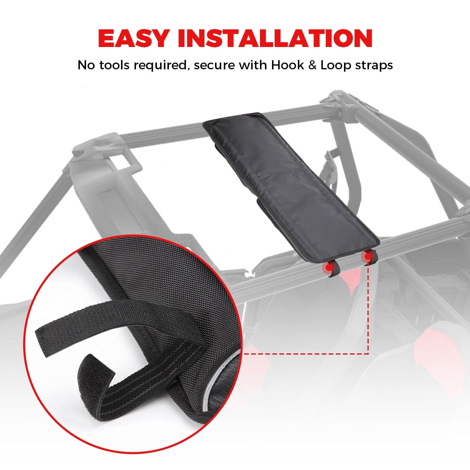 Photo of Roof Overhead Storage Bag for Polaris RZR XP 1000 / S 1000 by Kemimoto - Premium for UTVs / Side by Sides