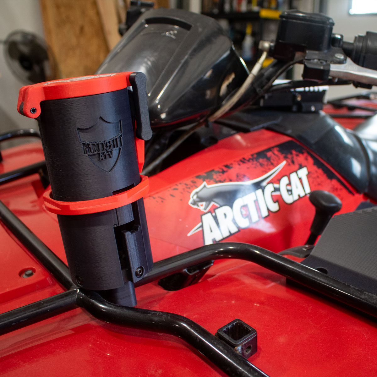 Photo of Knight Shield - Sealed Can Holder by Knight ATV - Premium for UTVs / Side by Sides