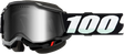 100% Accuri 2 Snowmobile Goggles - Black Silver Mirror Lens
