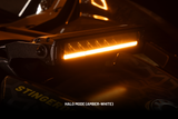 HEXCORE Universal 10" Straight LED Light Bar, Flood Beam with Amber & White Position Light | STL10LB