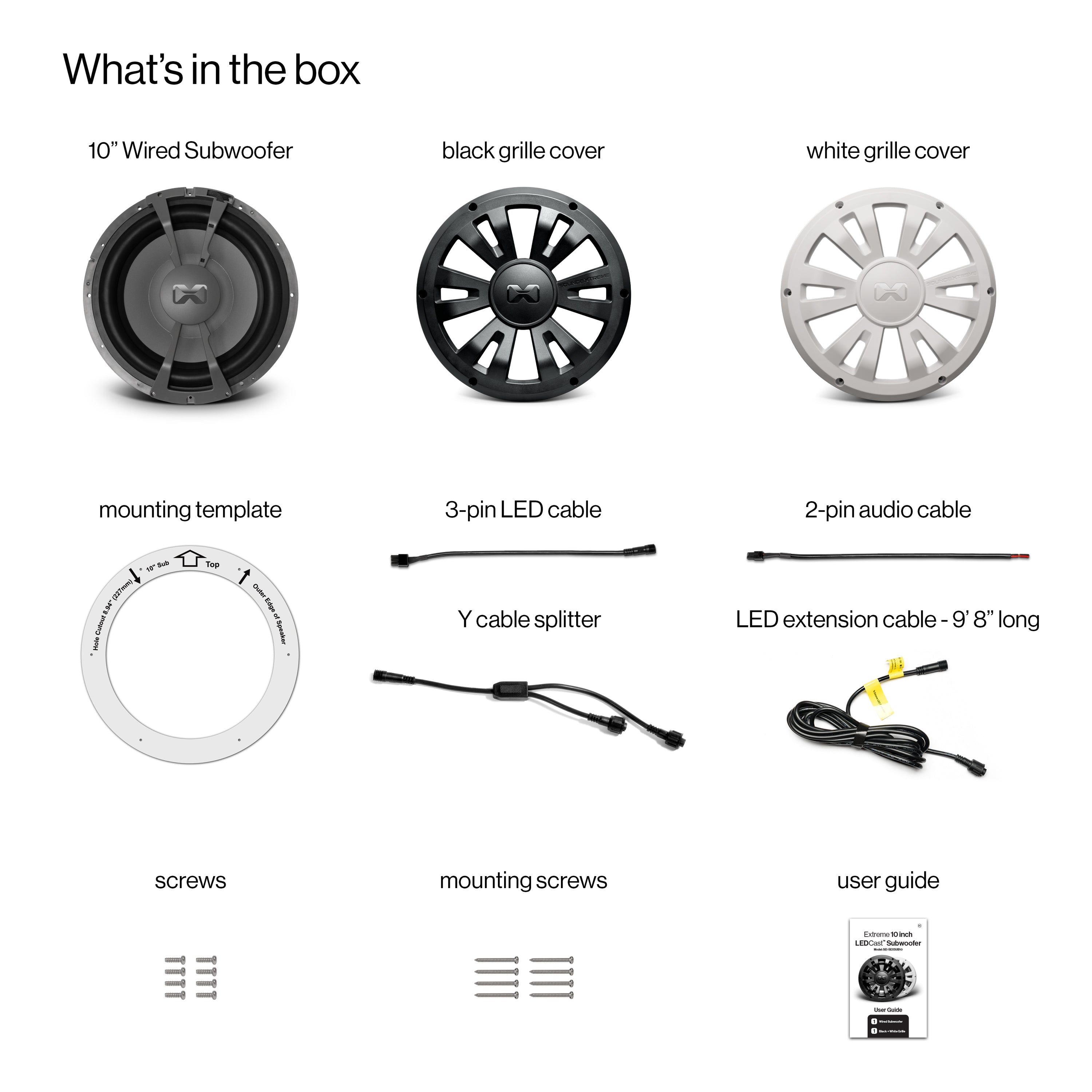 Photo of SoundExtreme 10" Subwoofer by ECOXGEAR - Premium for UTVs / Side by Sides
