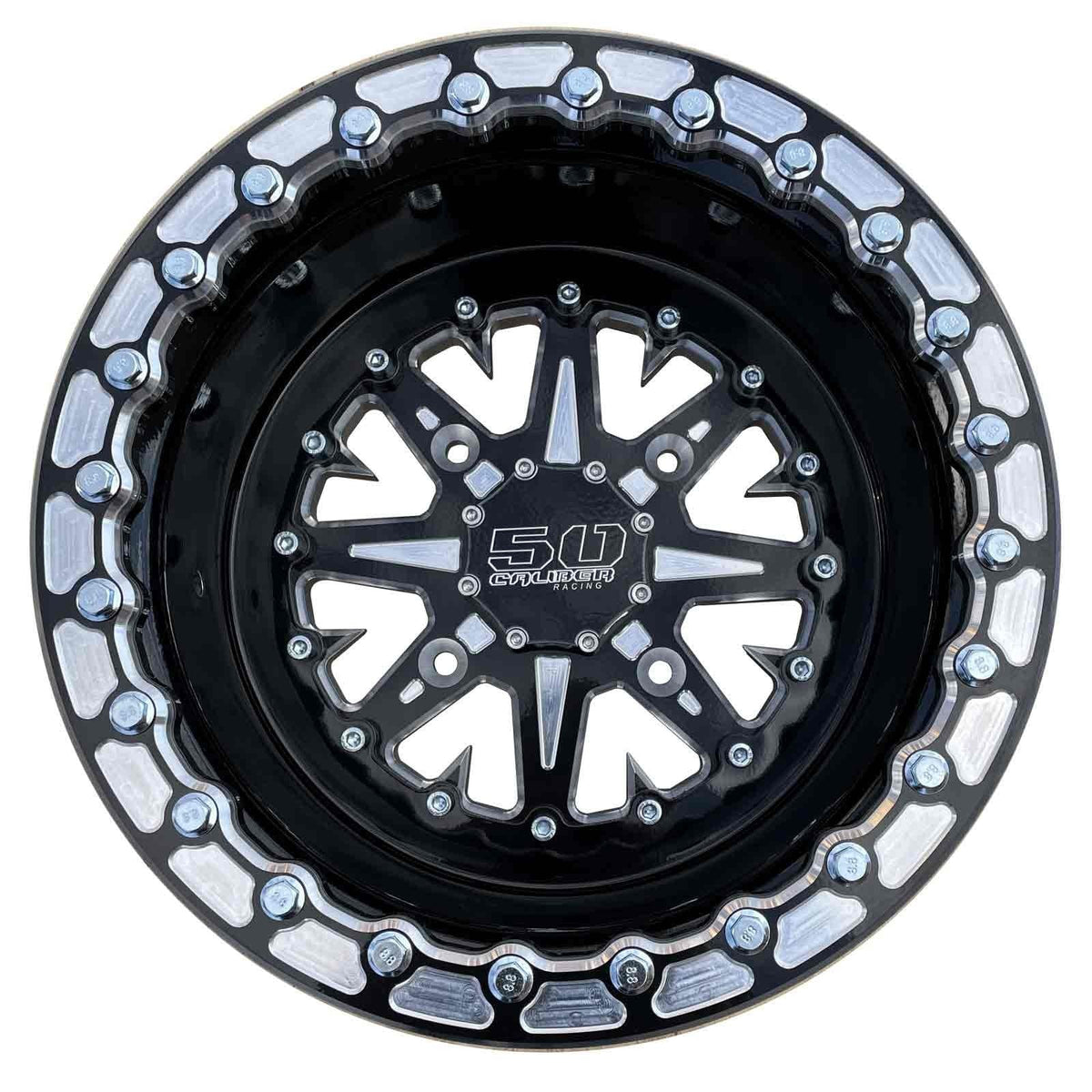 50 Caliber Racing 502 Billet Aluminum Beadlock Wheel - Black
