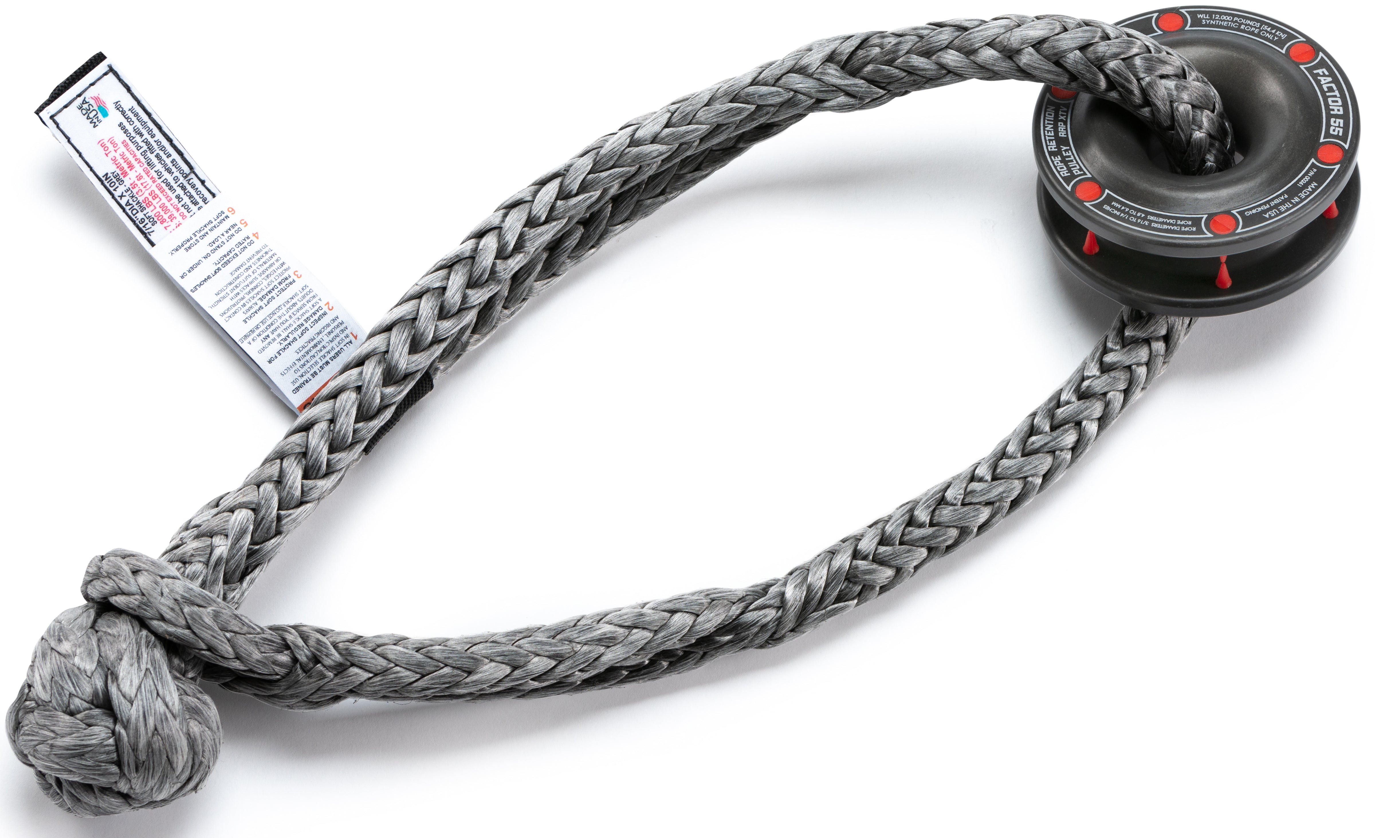 Photo of XTV ROPE RETENTION PULLEY W/ SOFT SHACKLE by FACTOR 55 - Premium Winch for UTVs / Side by Sides