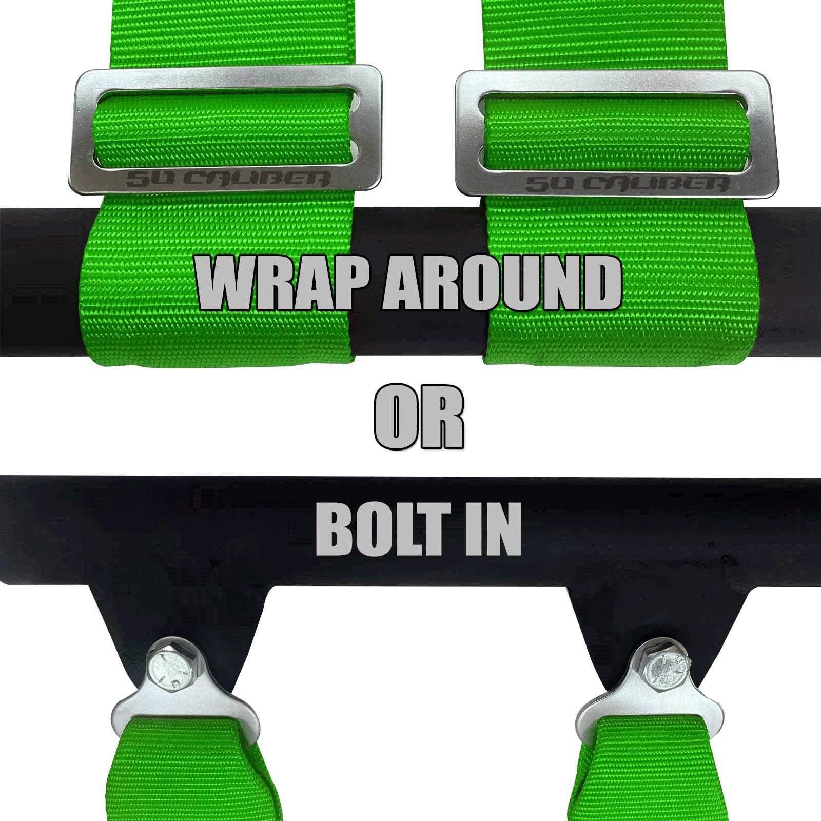 2" 4 point Harness 50 Caliber Racing Harness