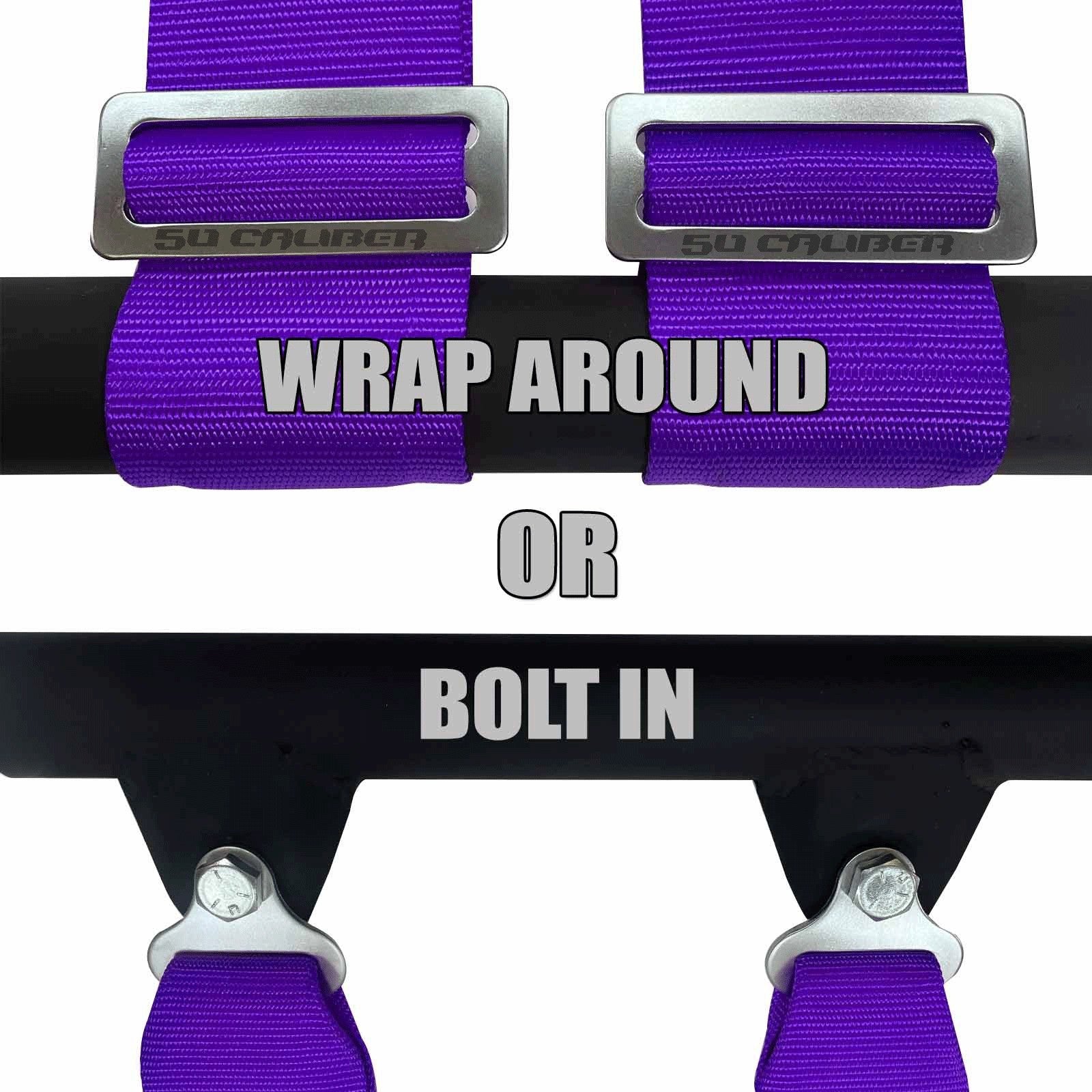2" 4 point Harness 50 Caliber Racing Harness
