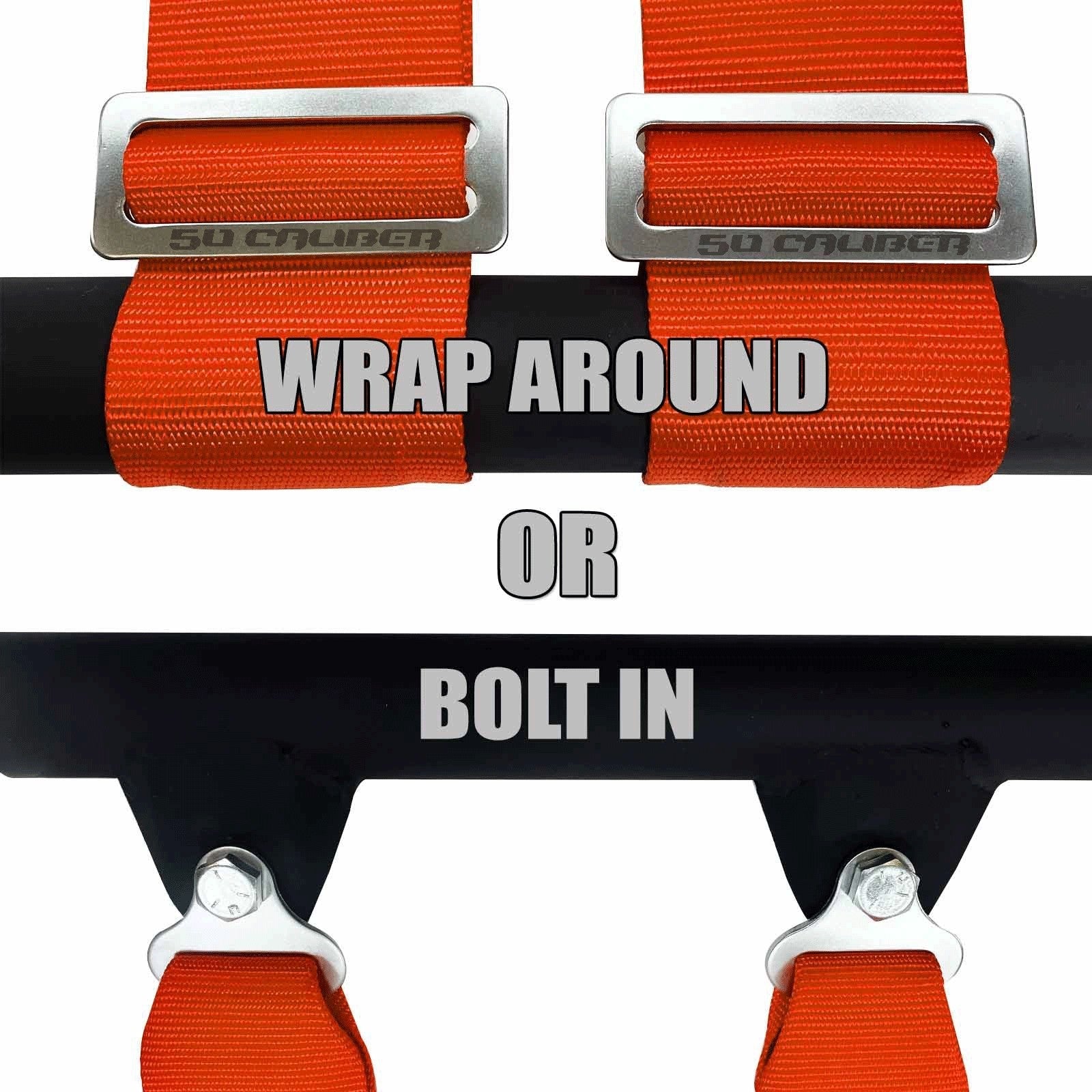 2" 4 point Harness 50 Caliber Racing Harness