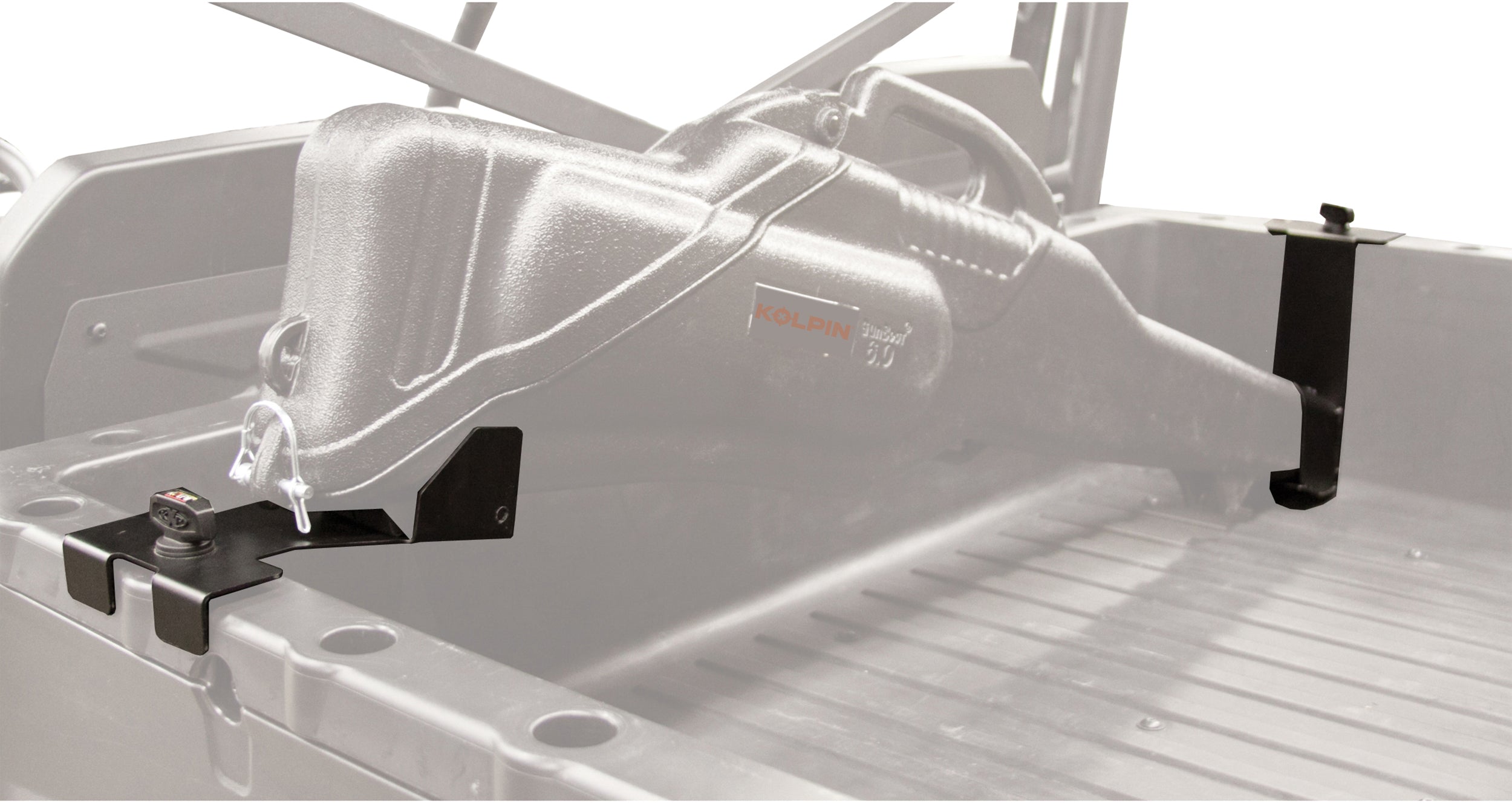 Photo of KXP IN BED SINGLE GUN BOOT MOUNT by KOLPIN - Premium Mounts/Brackets for UTVs / Side by Sides