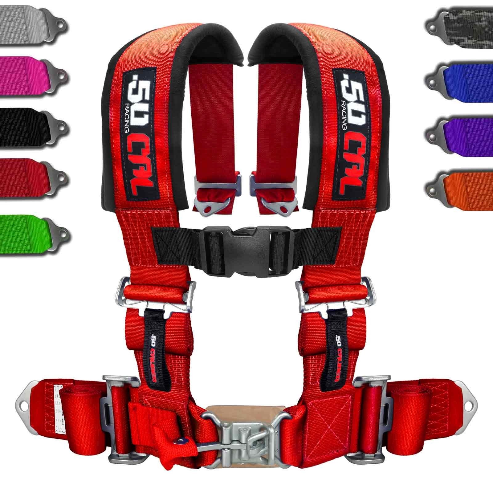 2" 4 point Harness 50 Caliber Racing Harness