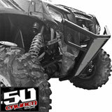 50 Caliber Racing Polaris RZR Front Bumper - 1.5" Steel Tubing + Powdercoat Finish (570, 800, S, XP 900)