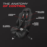 3" 5 Point Racing Harness by 50 Caliber Racing