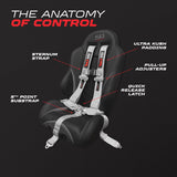 3" 5 Point Racing Harness by 50 Caliber Racing