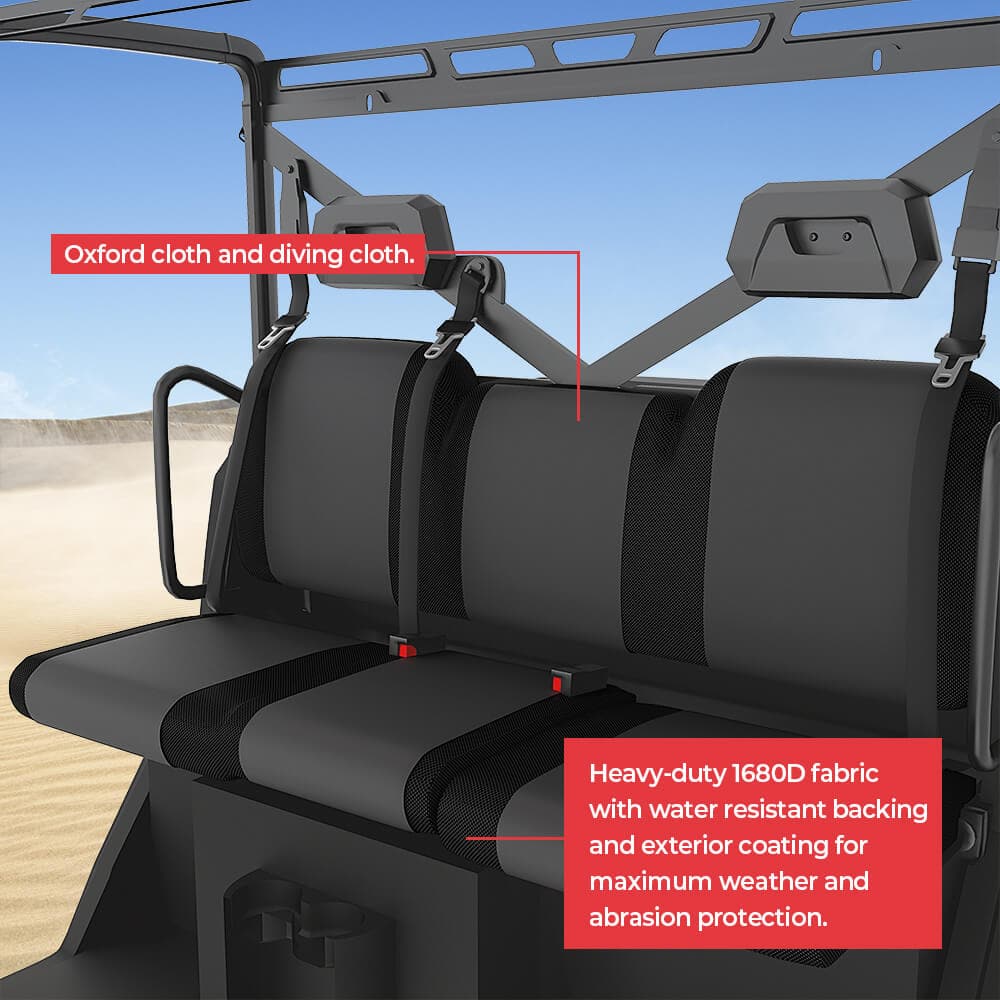 Photo of UTV Waterproof Seat Cover & Big Size Cargo Box for Polaris Ranger by Kemimoto - Premium for UTVs / Side by Sides