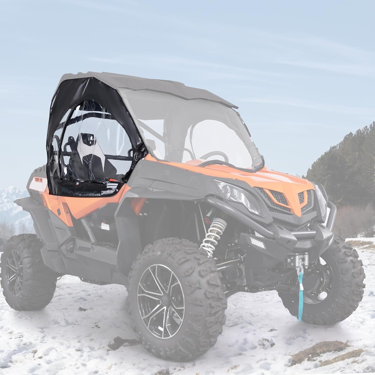 Photo of Soft Cab Enclosures for CFMOTO ZFORCE 500 | 800 | 1000 by Kemimoto - Premium for UTVs / Side by Sides