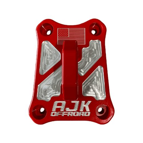 Photo of Polaris Pro R / Turbo R Billet Radius Rod Plate / Pull Plate by AJK Offroad - Premium for UTVs / Side by Sides