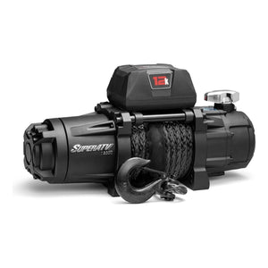 12,000 LB. Winch with Wireless Remote & Synthetic Rope