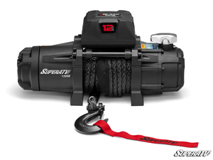 SuperATV 12,000 LB Winch W/ Wireless Remote & Synthetic Rope