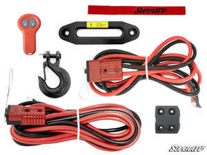 SuperATV 12,000 LB Winch W/ Wireless Remote & Synthetic Rope